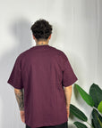 T-shirt Premium Semi Over Bordeaux