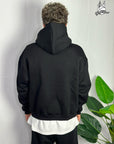 Felpa Boxy Fit Nera