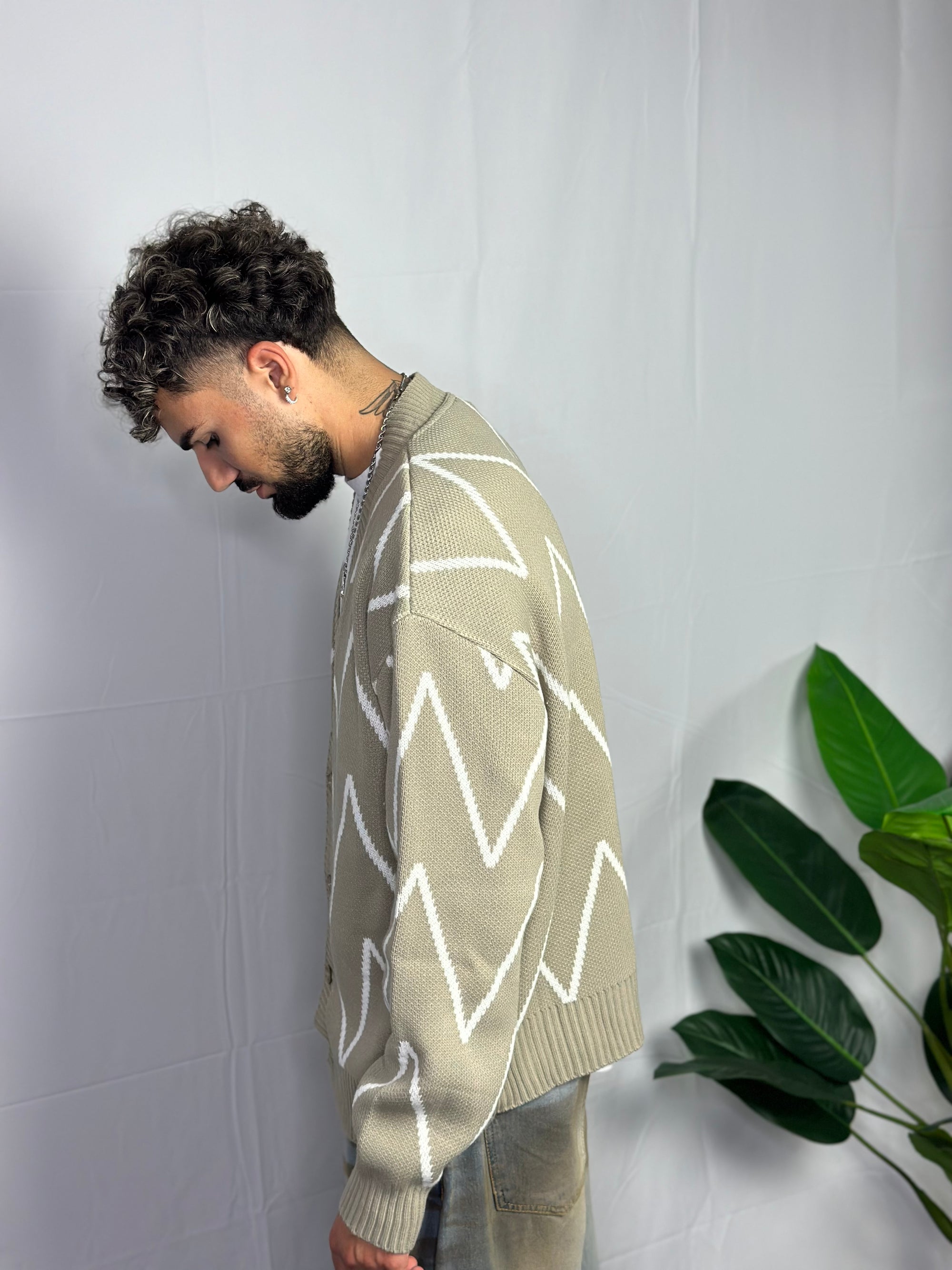 Cardigan Mix Beige