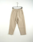Pantalone Tuta Baggy Felpato Beige