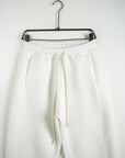 Pantalone Tuta Baggy Felpato Bianco