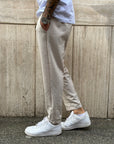 Pantalaccio liscio estivo beige chiaro