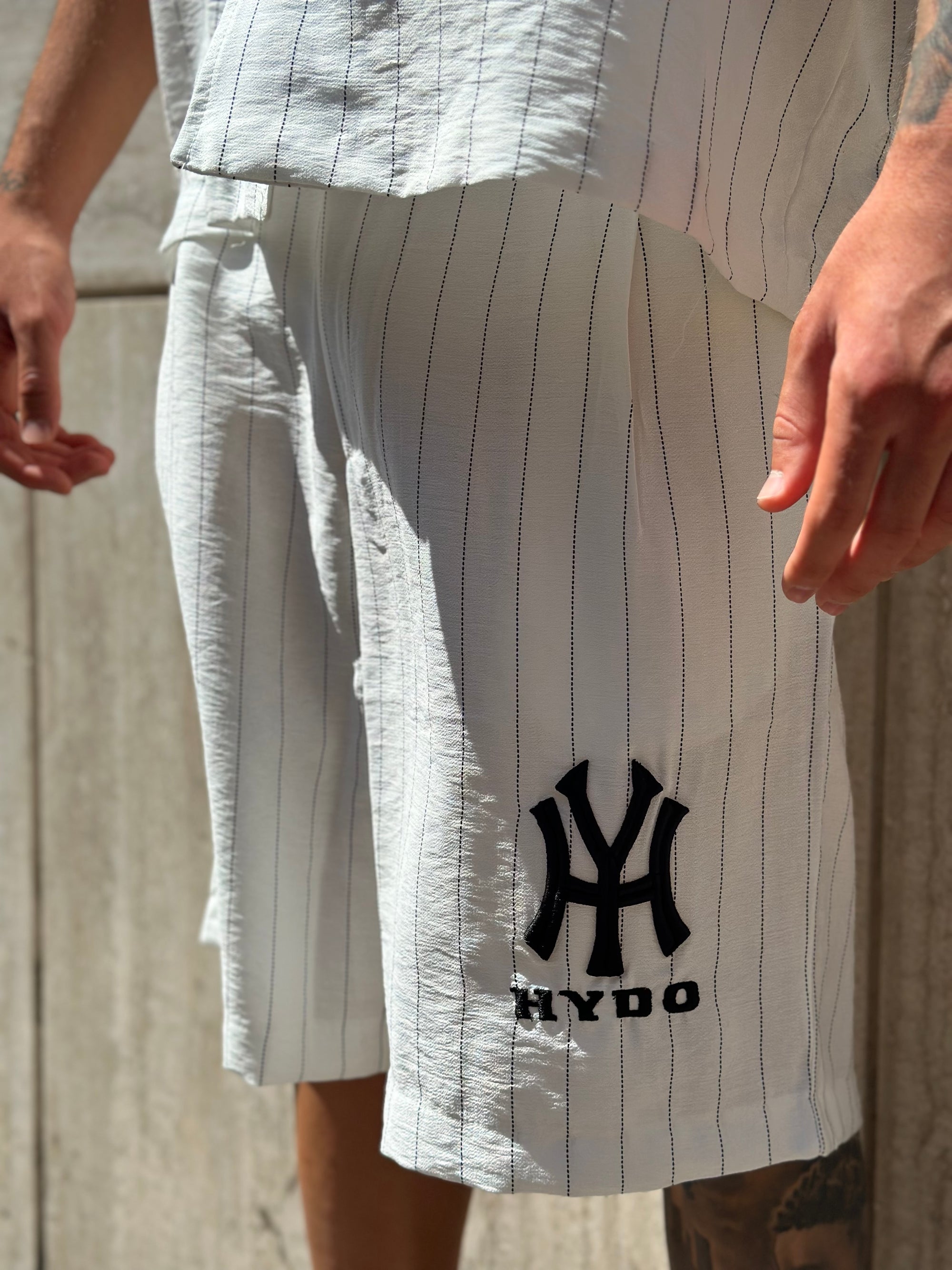 NY YANKEES CORDSET RIGHE BIANCO