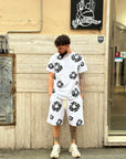 Coordinato Fiorato Bianco