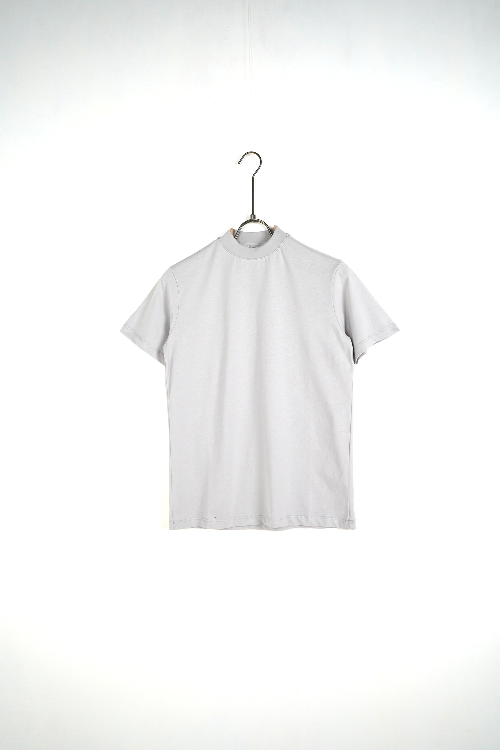 T-shirt colletto basic ghiaccio bambino