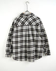 Camicia Over Quadri B/N