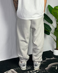 Pantalone Tuta Baggy Felpato Ghiaccio