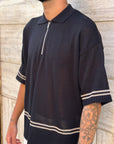 Polo Zip Nera
