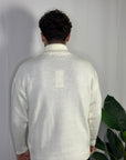 Maglione Collo Alto Mezza Zip