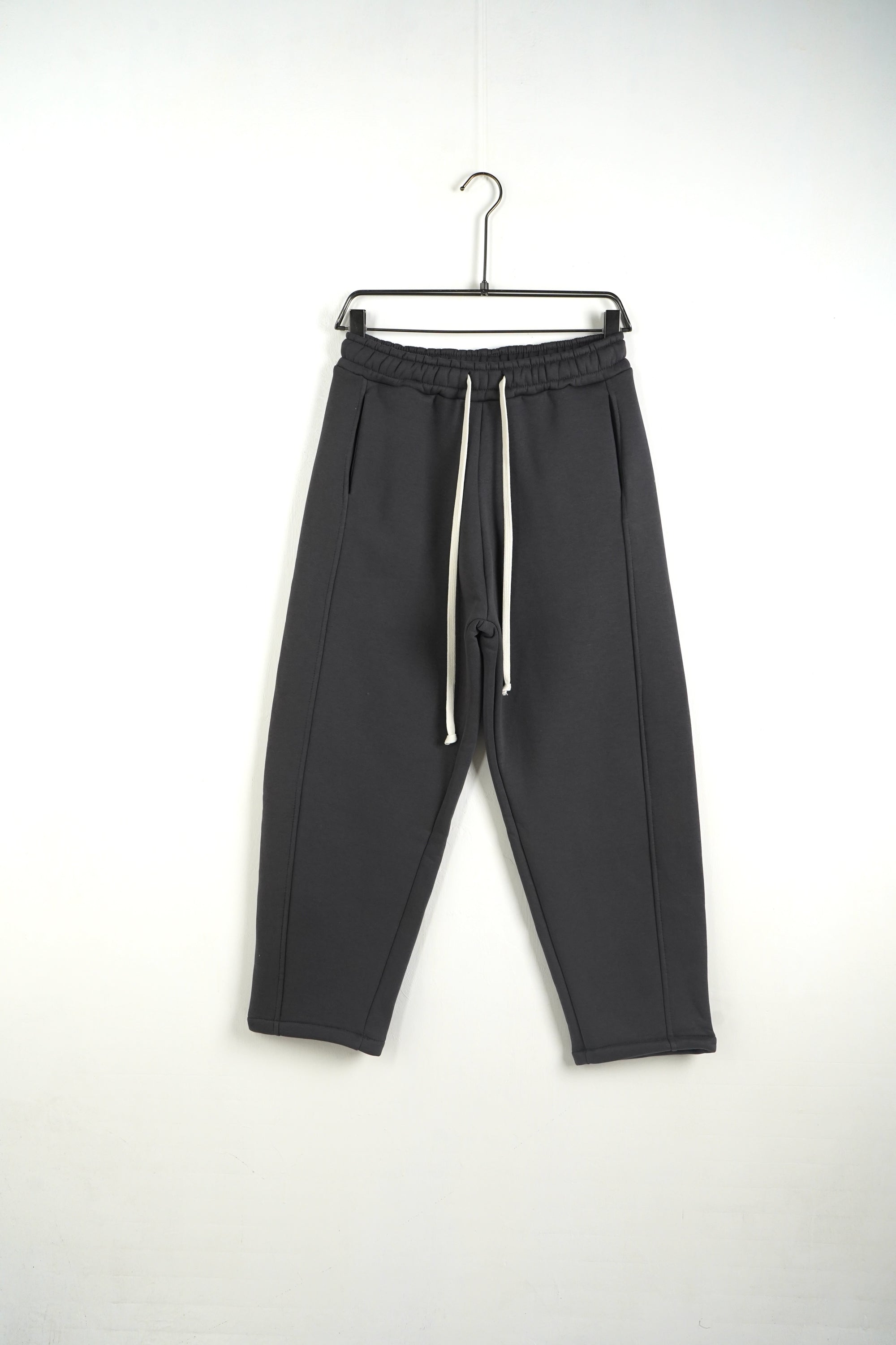 Pantalone Tuta Baggy Felpato Piombo