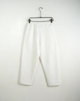 Pantalone Tuta Baggy Felpato Bianco