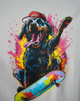 T-shirt Skater Dog Ghiaccio