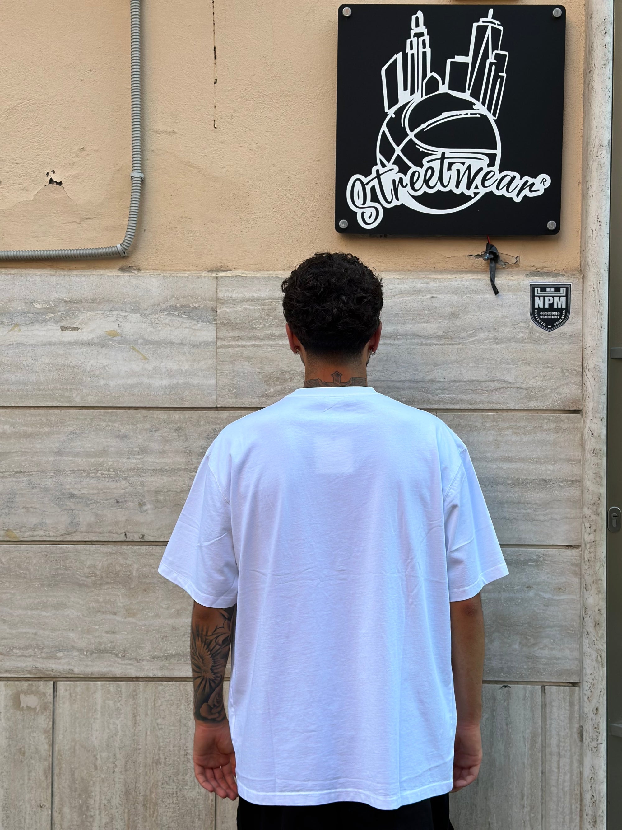 T-shirt Premium Over Bianca