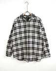 Camicia Over Quadri B/N