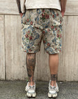 Pantaloncino Floreale Beige
