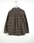 Camicia Over Quadri Marrone