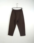 Pantalone Tuta Baggy Felpato Marrone