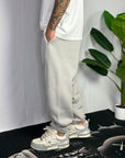 Pantalone Tuta Baggy Felpato Ghiaccio