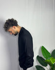 Polo Basic Mezza Zip Nera