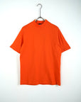T-shirt colletto basic arancione