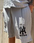 NY YANKEES CORDSET RIGHE GRIGIO