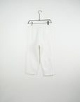 Pantalone tuta baggy bianco
