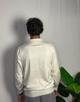 Polo Basic Mezza Zip Bianca