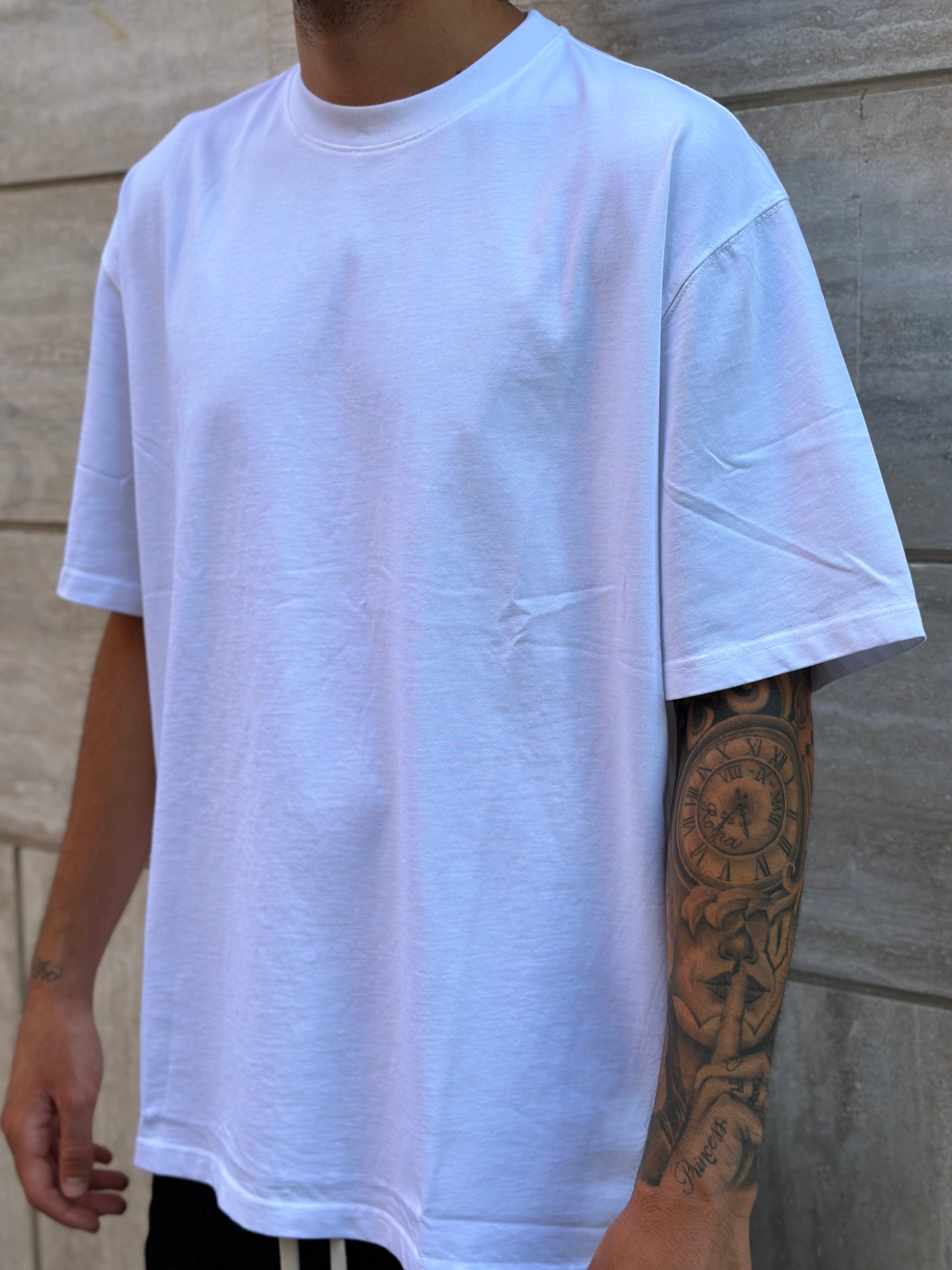 T-shirt Premium Over Bianca