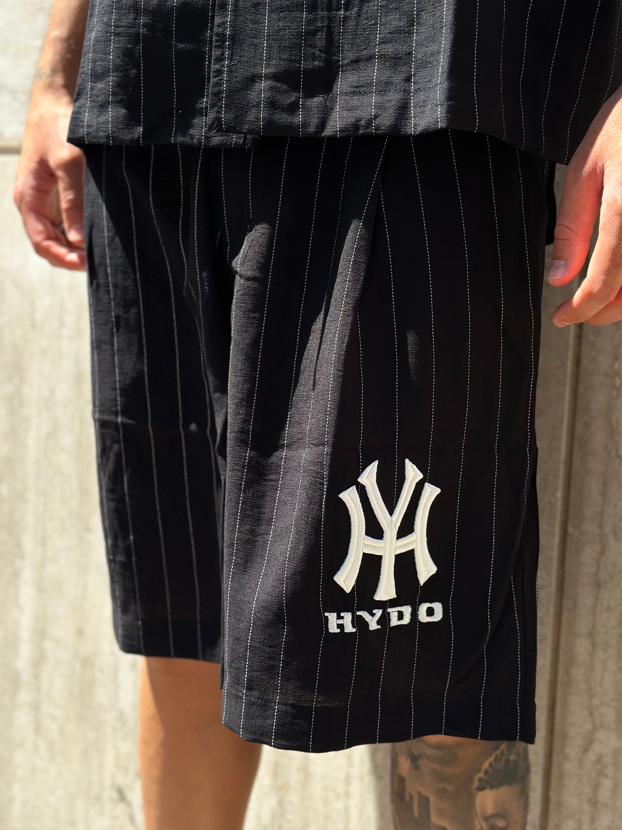 NY YANKEES CORDSET RIGHE NERO