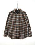 Camicia Over Quadri Marrone