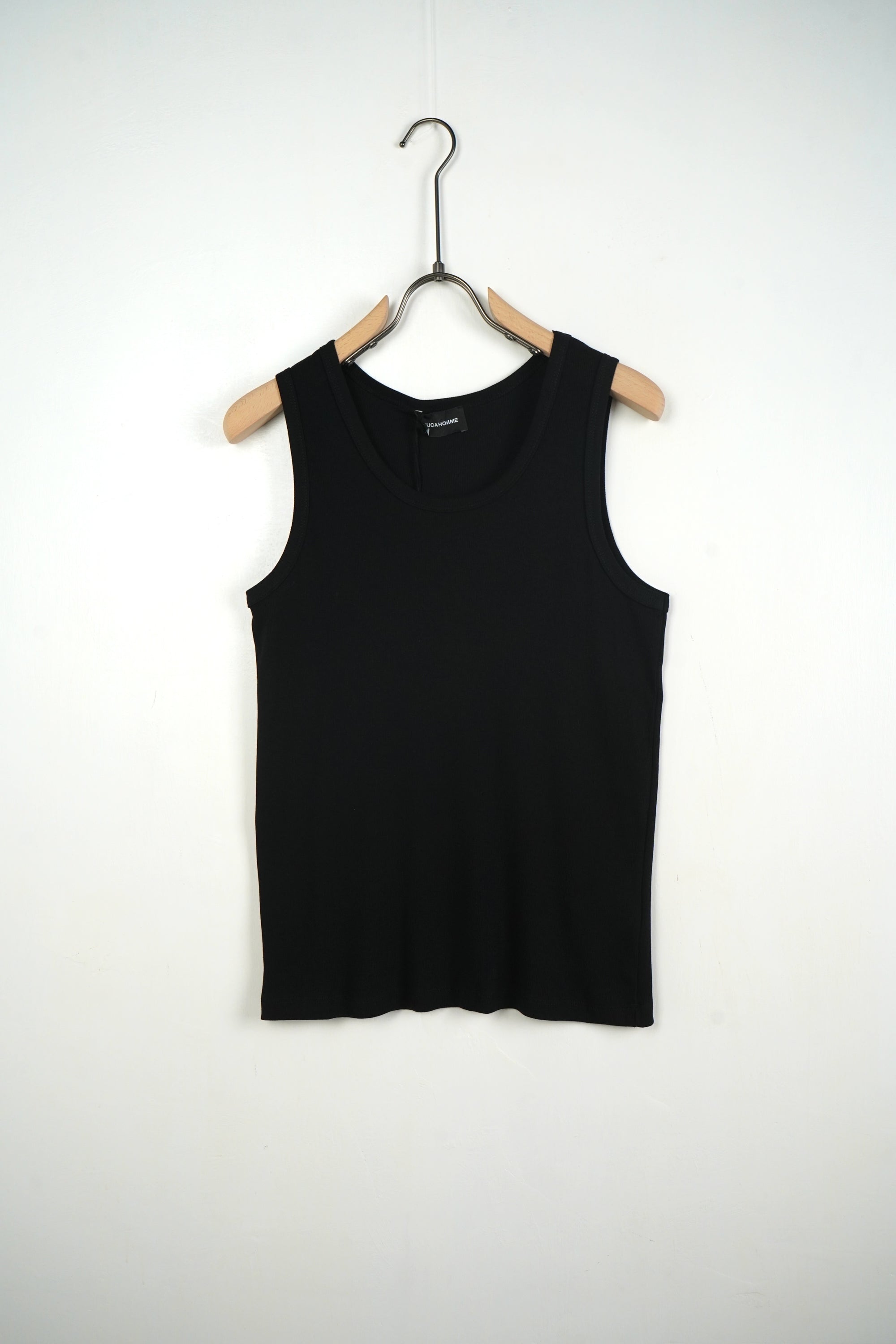 Canotta Basic Costine Nera