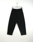 Pantalone Tuta Baggy Felpato Nero