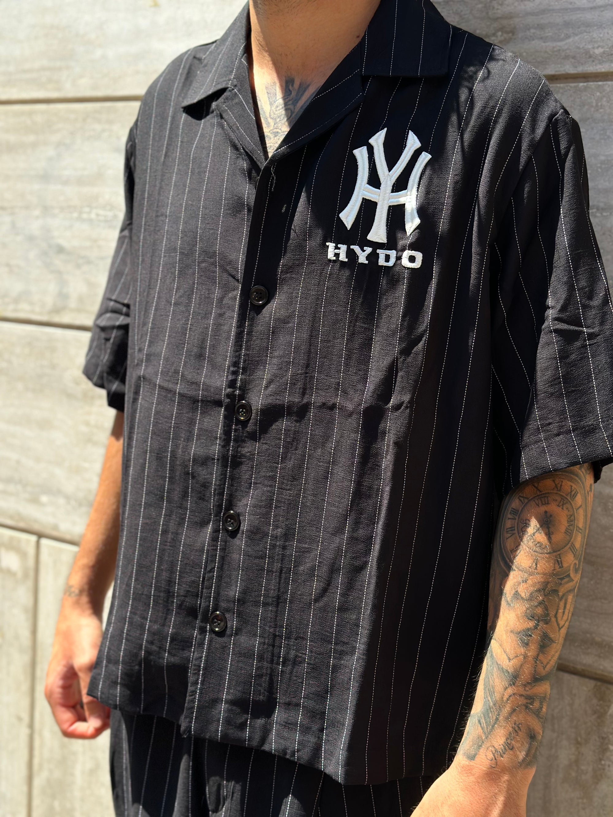 NY YANKEES CORDSET RIGHE NERO