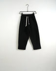 Pantalone Tuta Baggy Felpato Nero