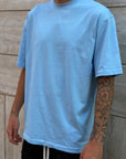 T-shirt Premium Over Celeste