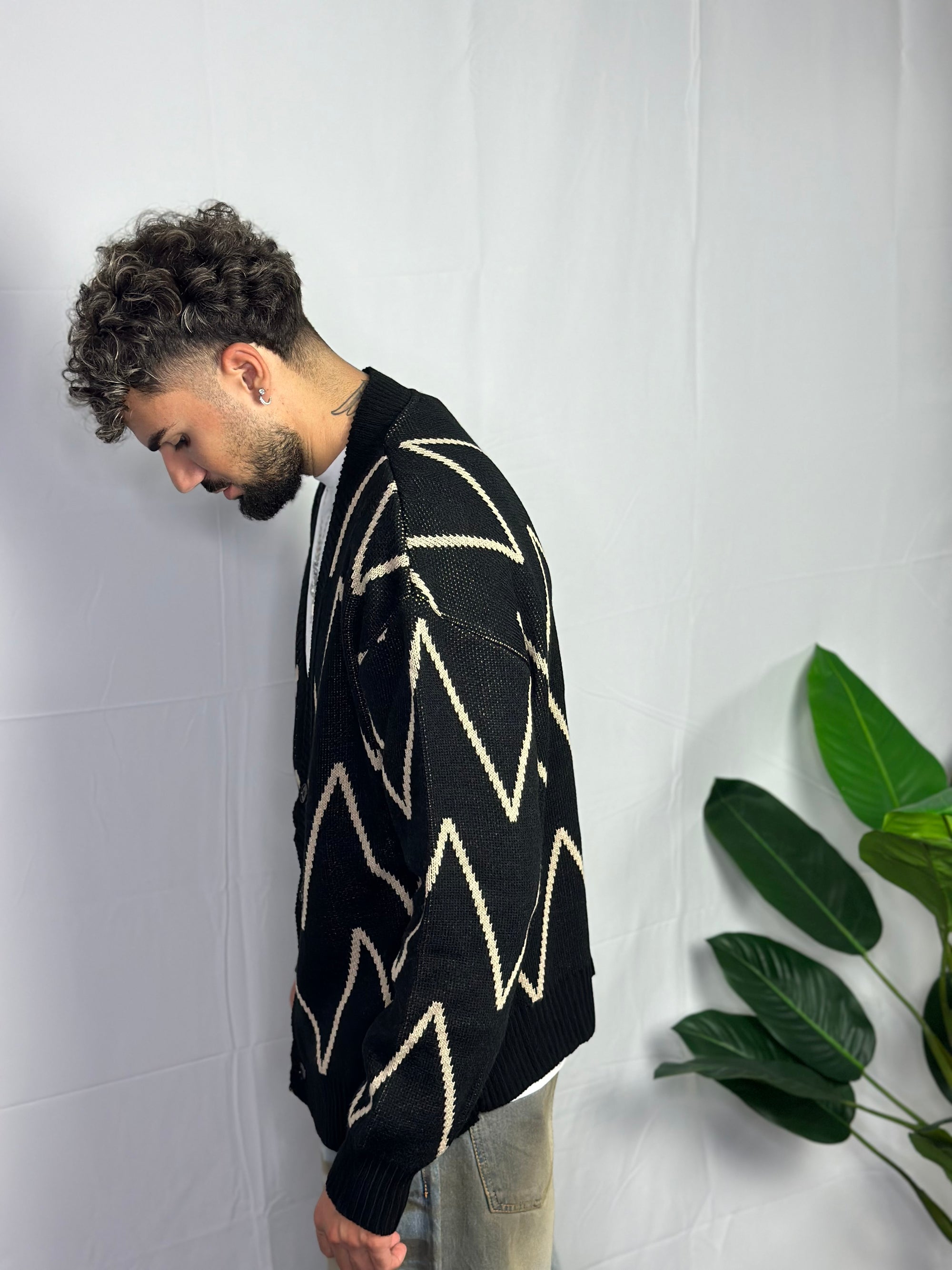 Cardigan Mix Nero