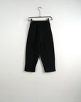 Pantalone Tuta Baggy Felpato Nero