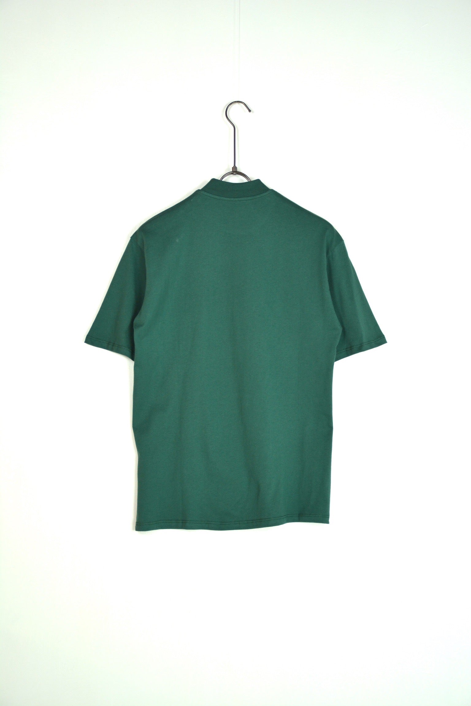 T-shirt colletto basic Verde