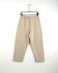 Pantalone Tuta Baggy Felpato Beige