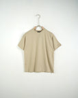 T-shirt basic girocollo Beige