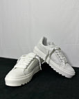 SNEAKERS STREETWEAR BIANCHE IN PELLE
