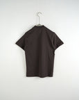 T-shirt colletto basic marrone bambino