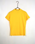 T-shirt colletto basic gialla bambino