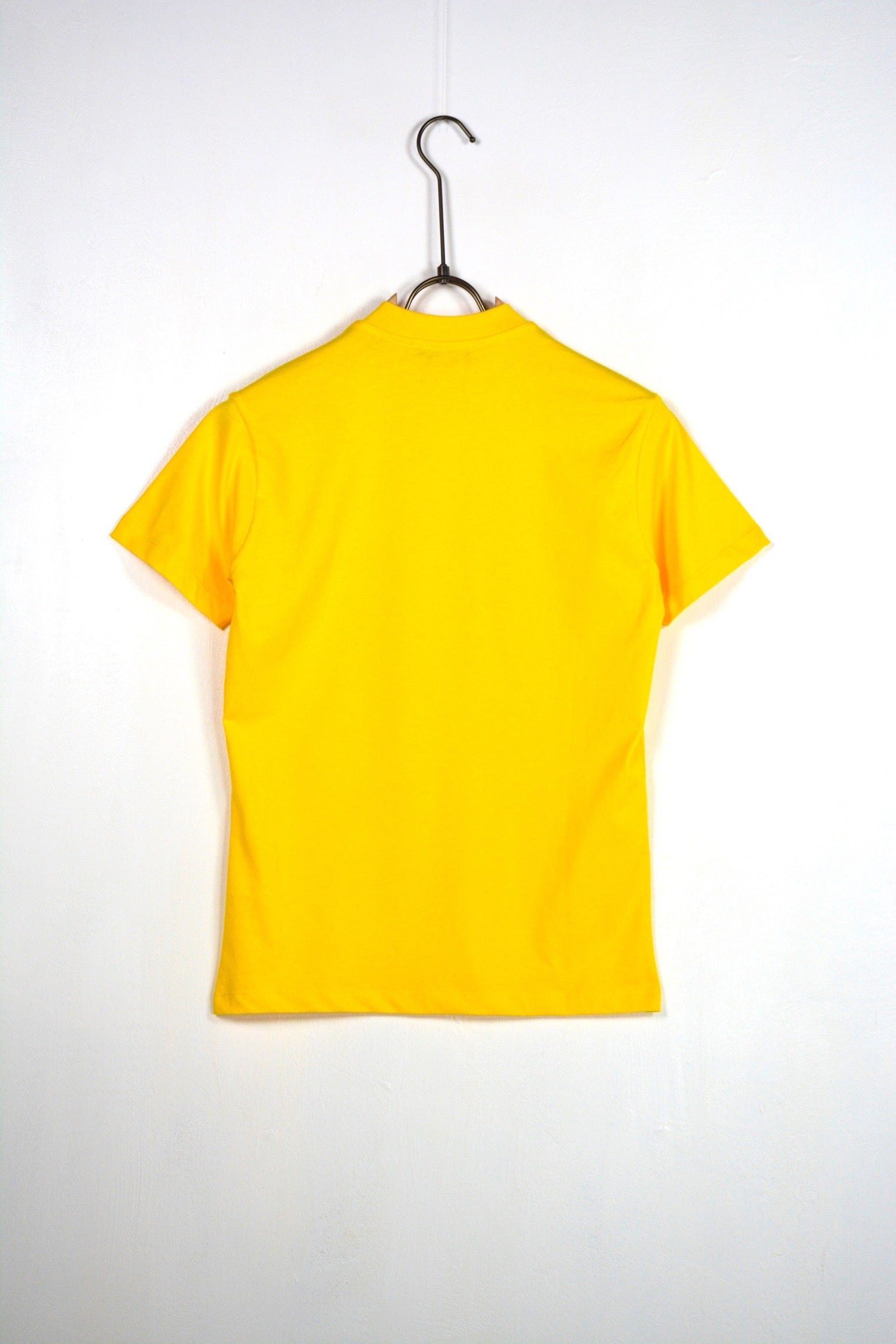 T-shirt colletto basic gialla bambino