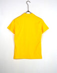 T-shirt colletto basic gialla bambino