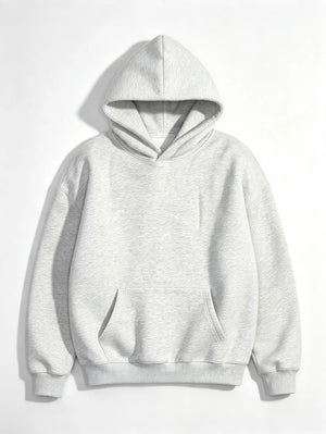 Felpa Boxy Fit Grigio NY