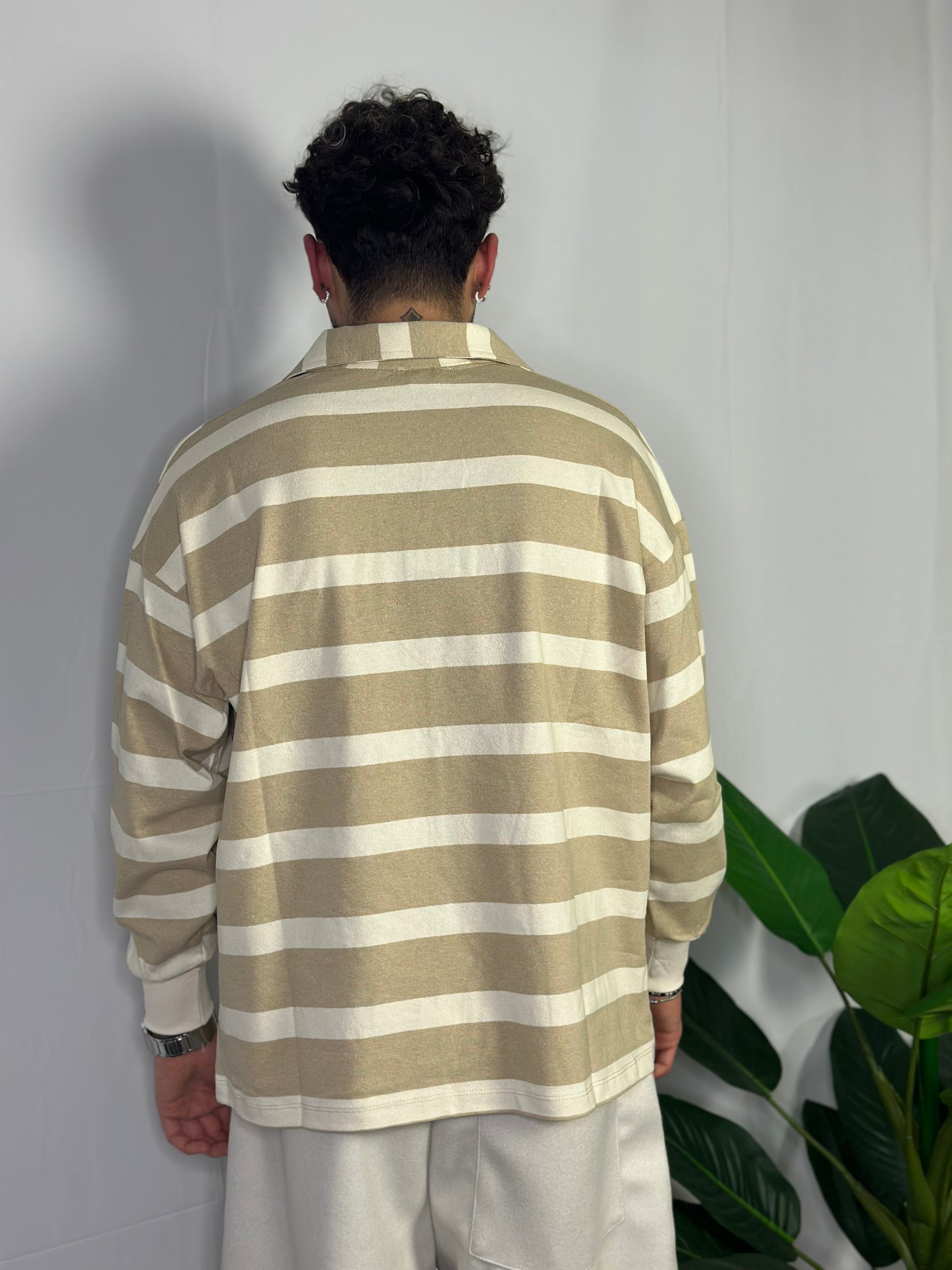 Polo longsleeve Lines