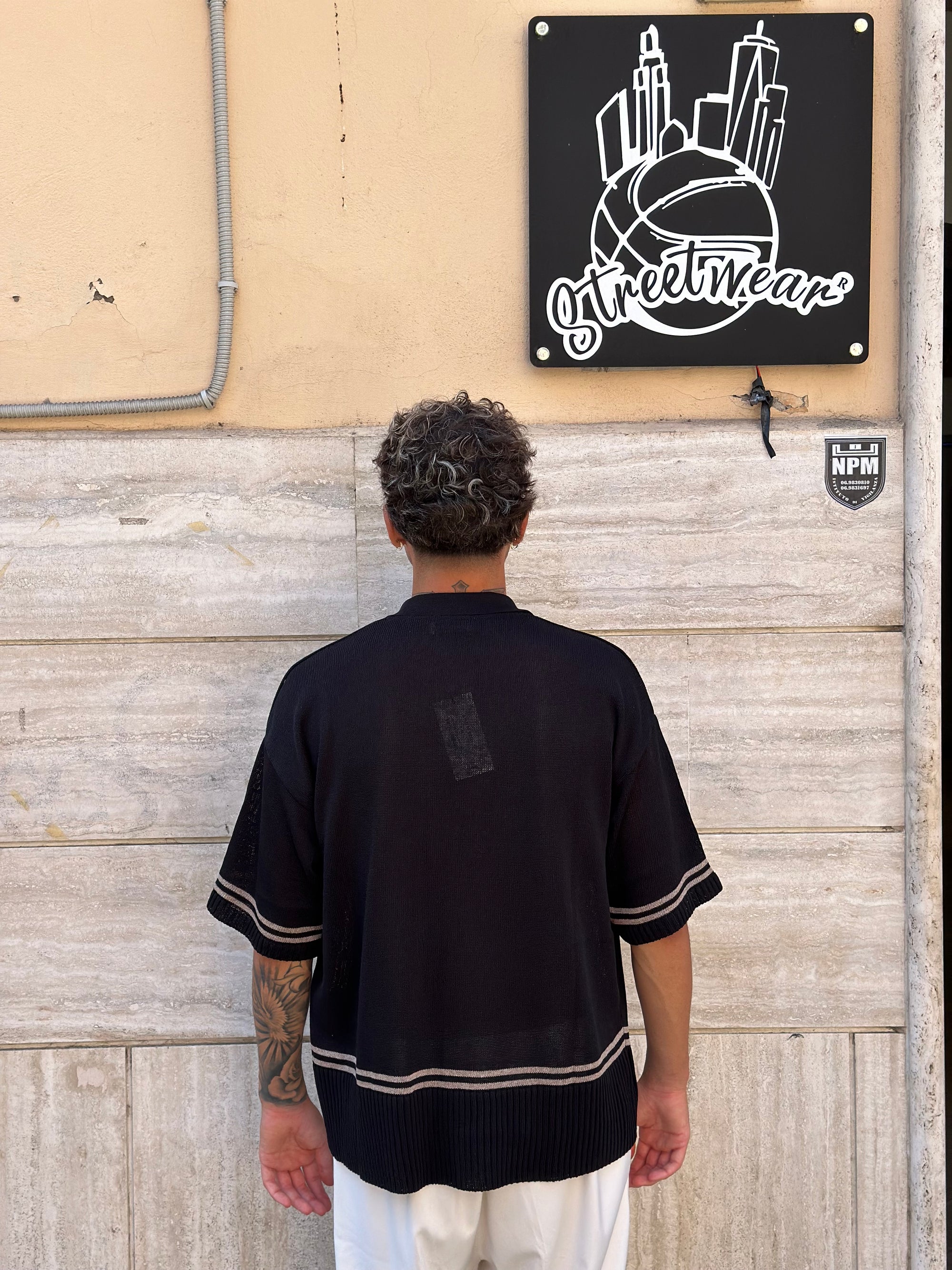 Polo Zip Nera