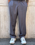 Pantalone Elegante Fondo Largo Grigio