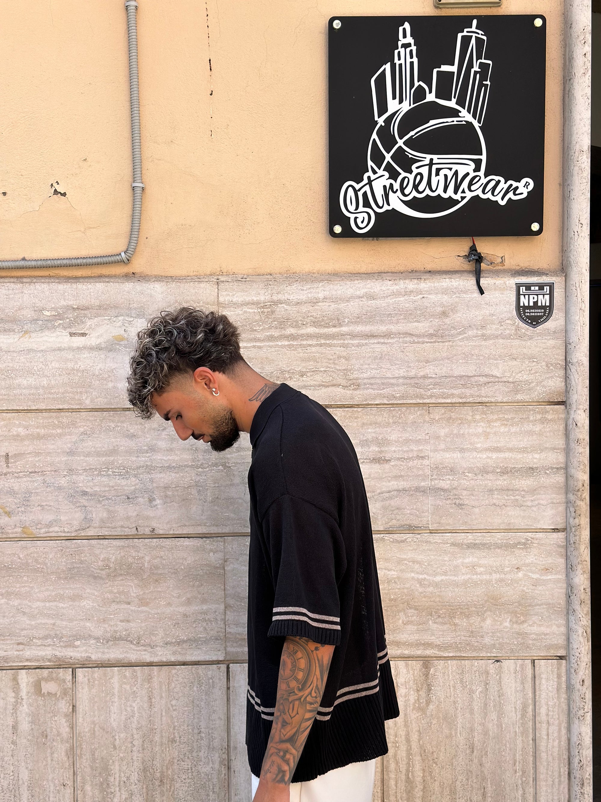 Polo Zip Nera